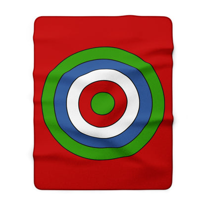 Namibia Retro Target Blanket Throw