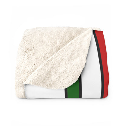 Tajikistan Retro Stripes Blanket Throw