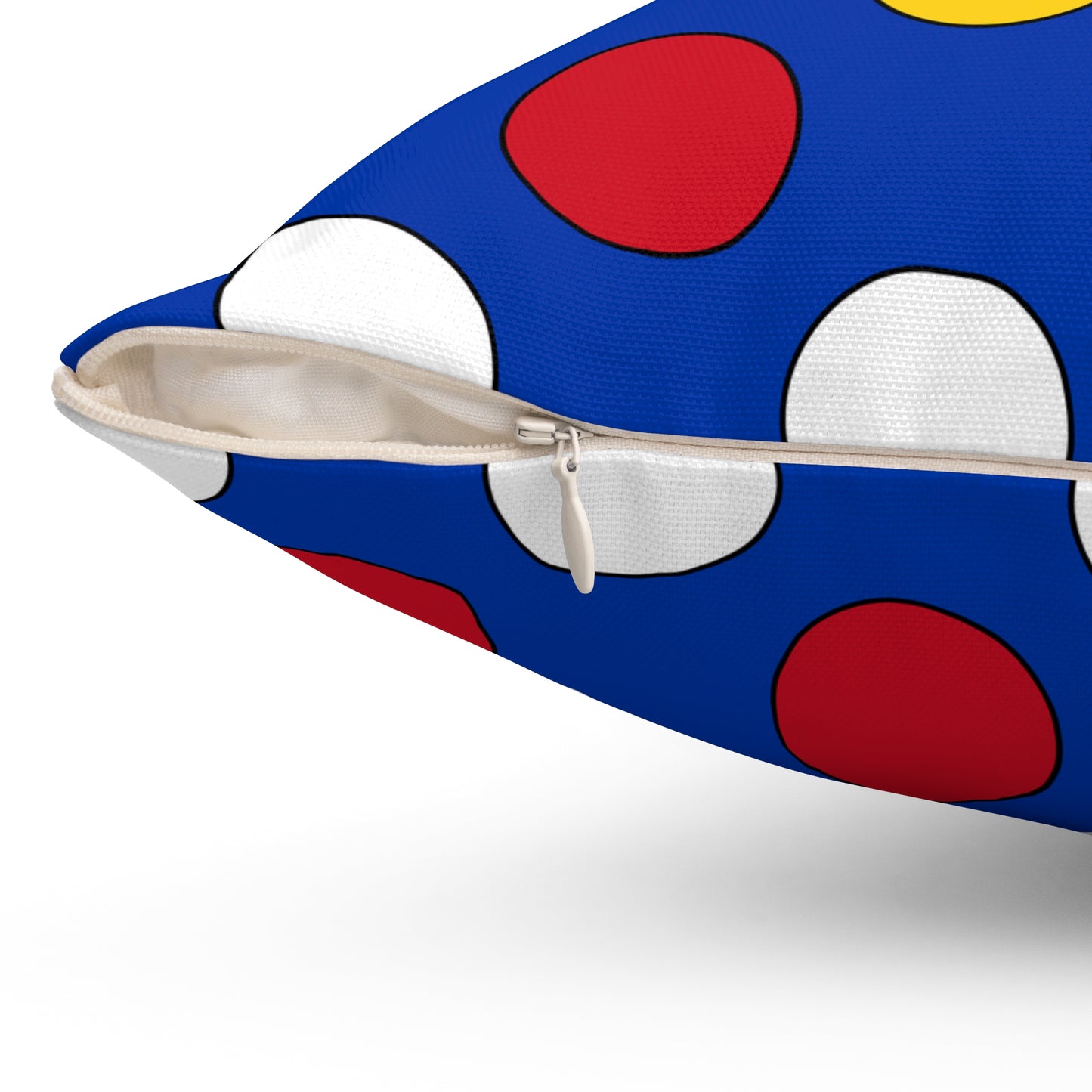Philippines Retro Polka Dots Cushion Pillow
