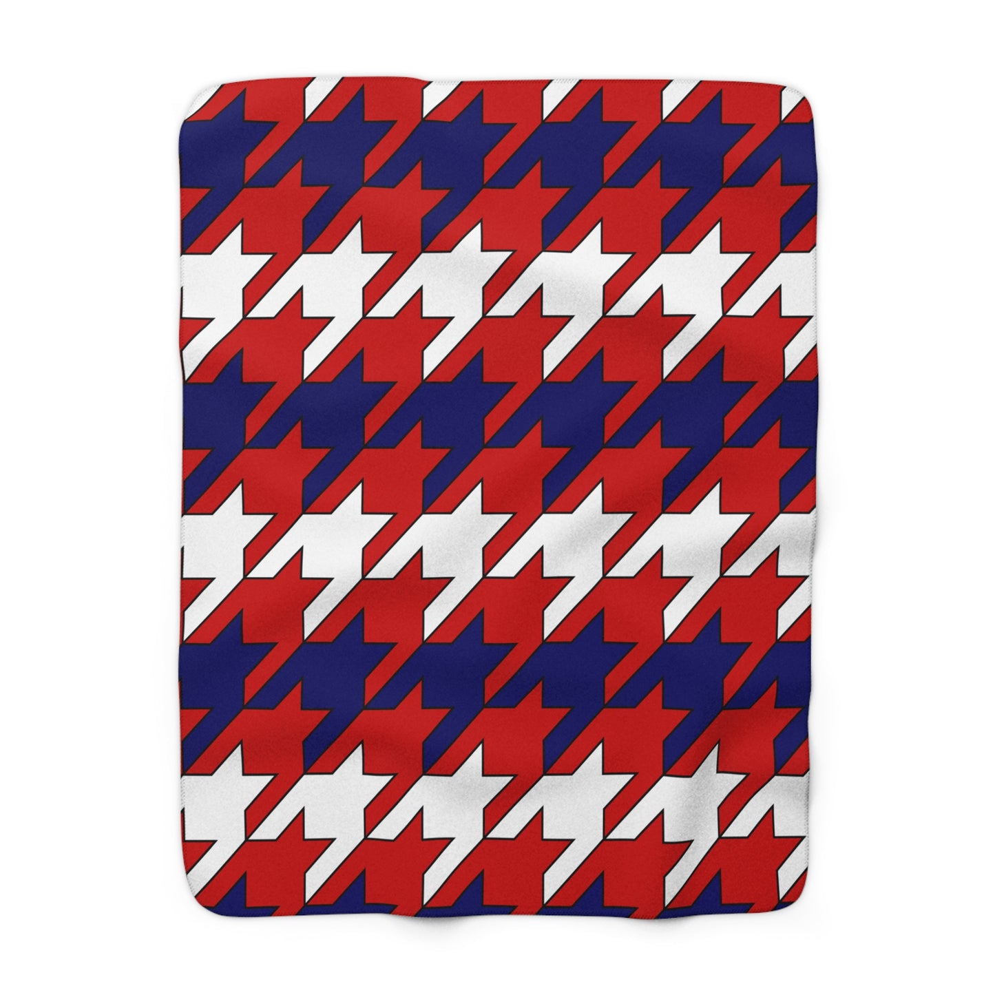 Liberia Retro Houndstooth Blanket Throw