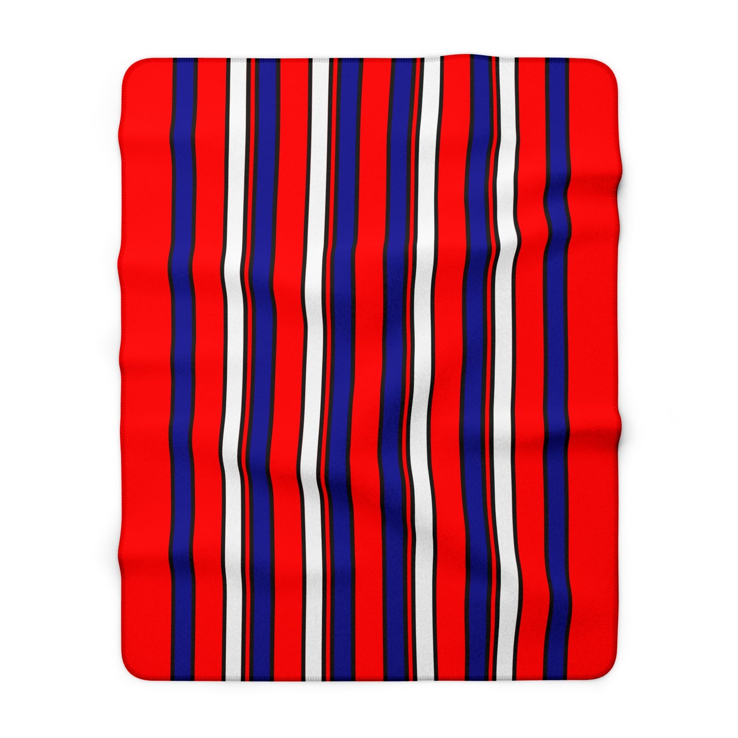 Croatia Retro Stripes Blanket Throw
