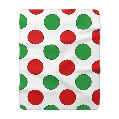 Iran Retro Polka Dots Blanket Throw
