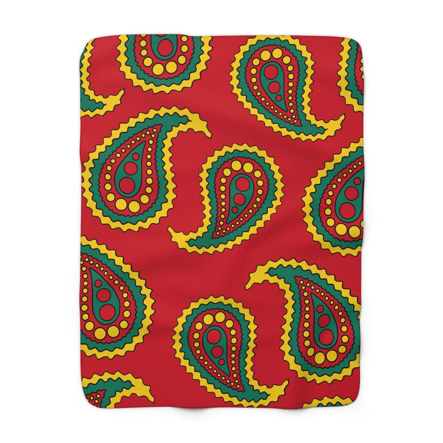 Grenada Retro Paisley Blanket Throw