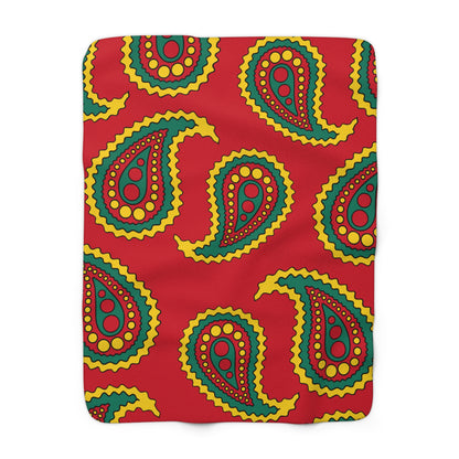 Grenada Retro Paisley Blanket Throw
