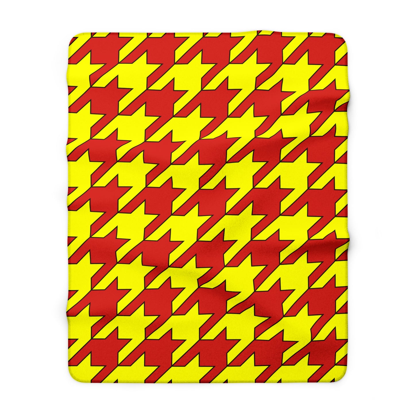 Vietnam Retro Houndstooth Blanket Throw
