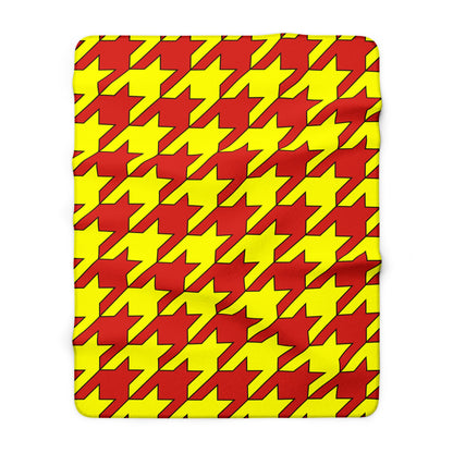 Vietnam Retro Houndstooth Blanket Throw