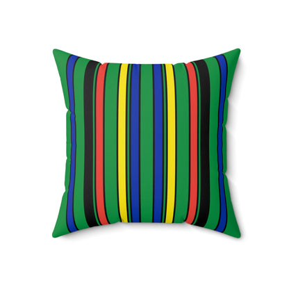 New Caledonia Retro Stripes Cushion Pillow