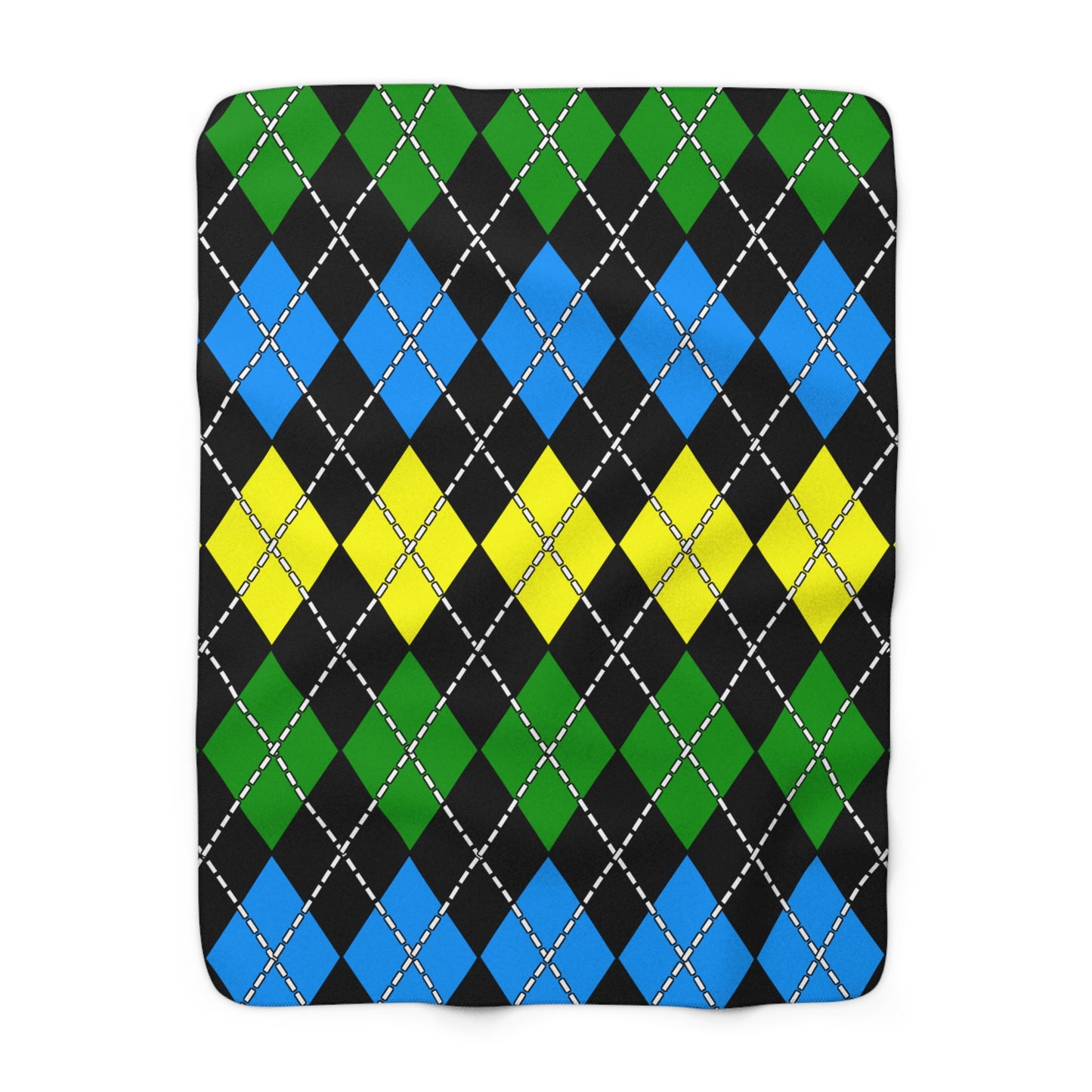 Tanzania Retro Argyle Blanket Throw