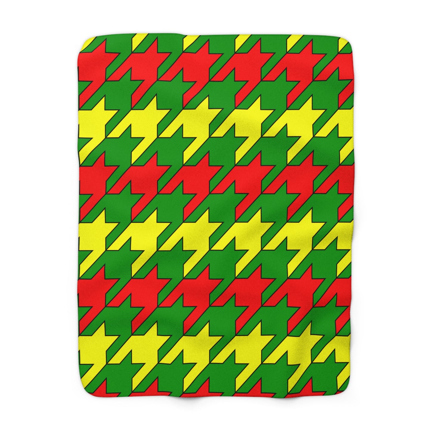 Guinea Retro Houndstooth Blanket Throw
