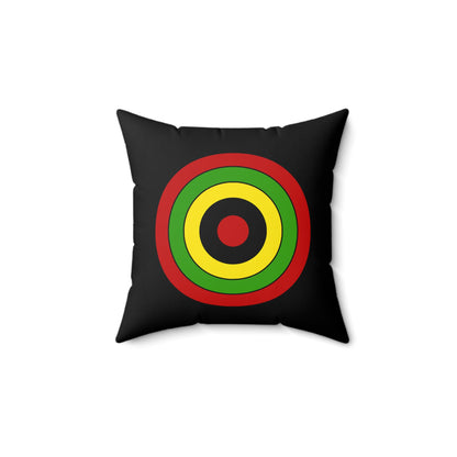 Saint Kitts And Nevis Retro Target Cushion Pillow