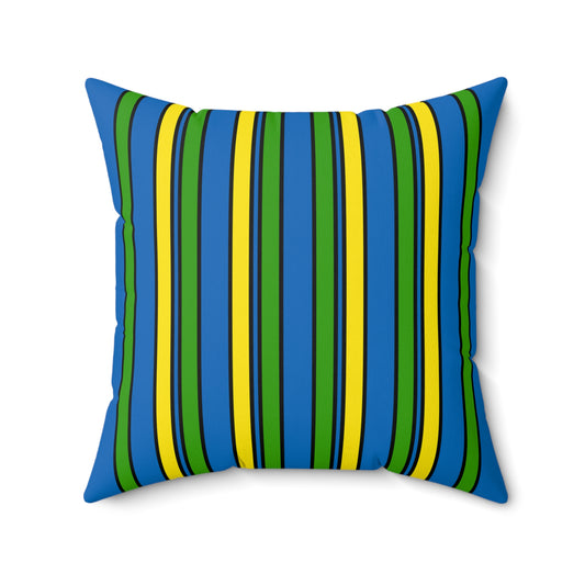 Gabon Retro Stripes Cushion Pillow