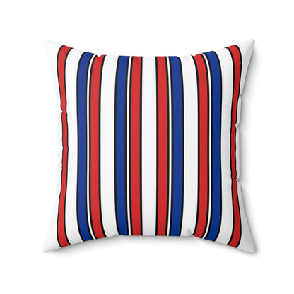 Faroe Islands Retro Stripes Cushion Pillow