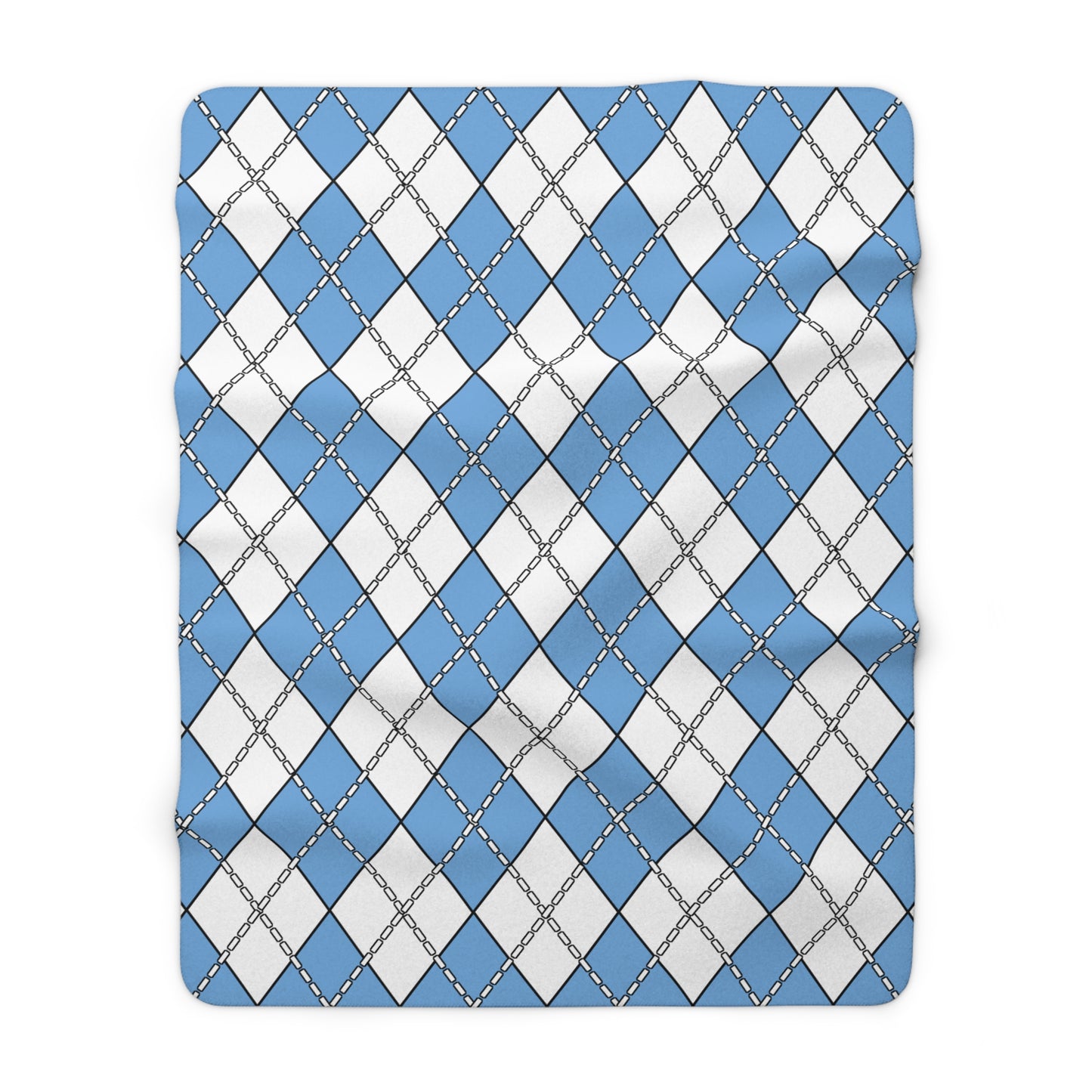 Argentina Retro Argyle Blanket Throw
