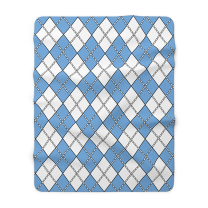 Argentina Retro Argyle Blanket Throw