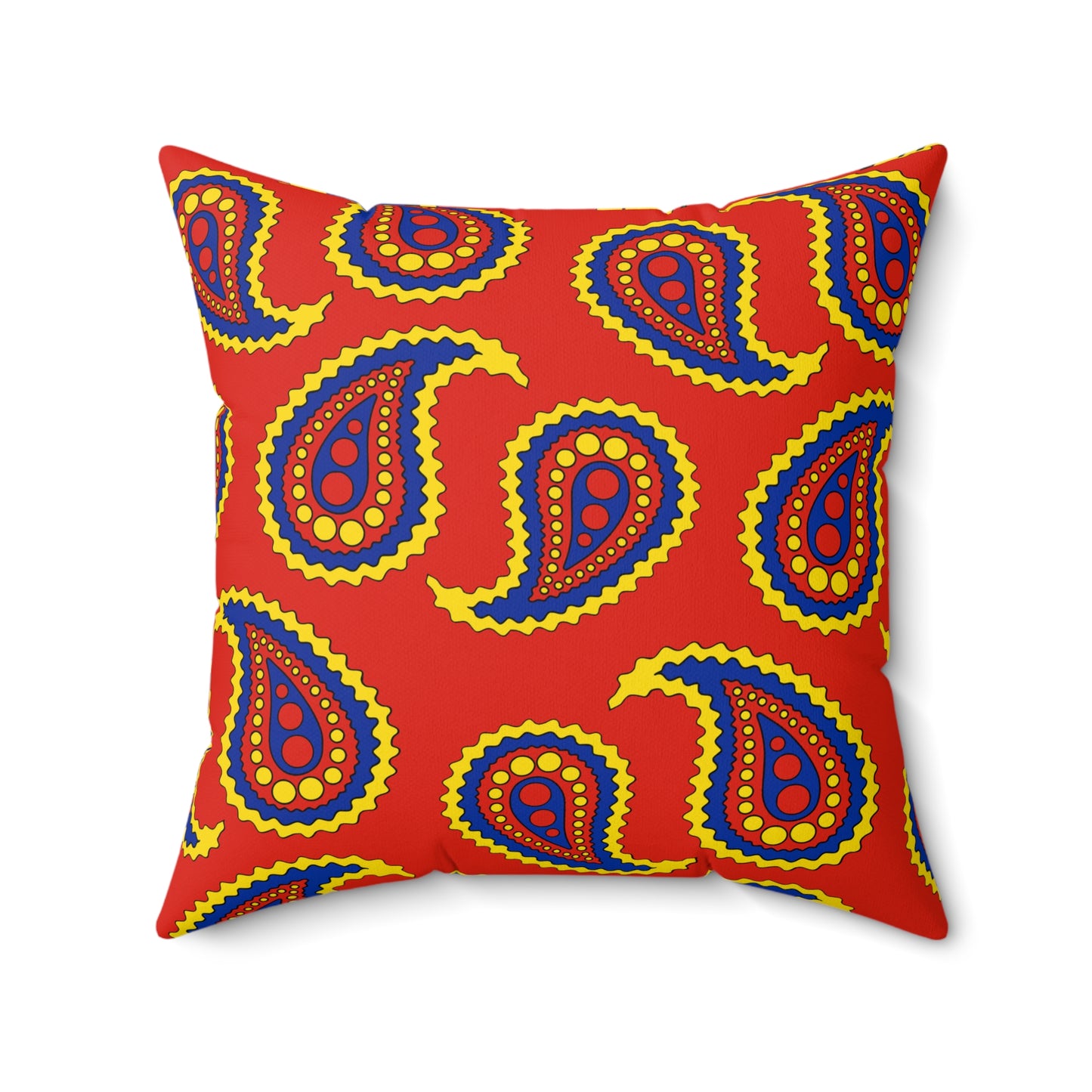 Romania Retro Paisley Cushion Pillow