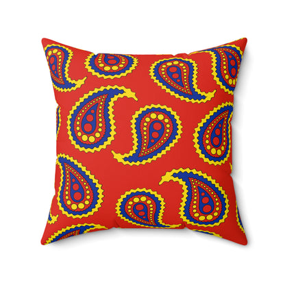 Romania Retro Paisley Cushion Pillow