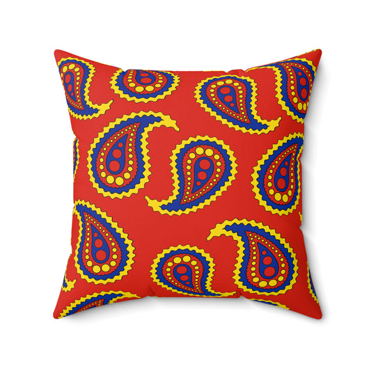 Romania Retro Paisley Cushion Pillow