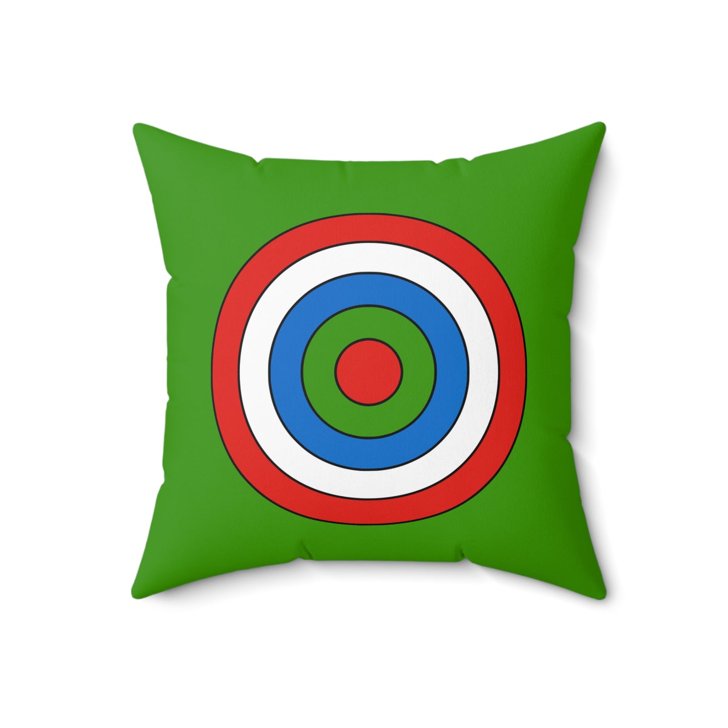 Equatorial Guinea Retro Target Cushion Pillow