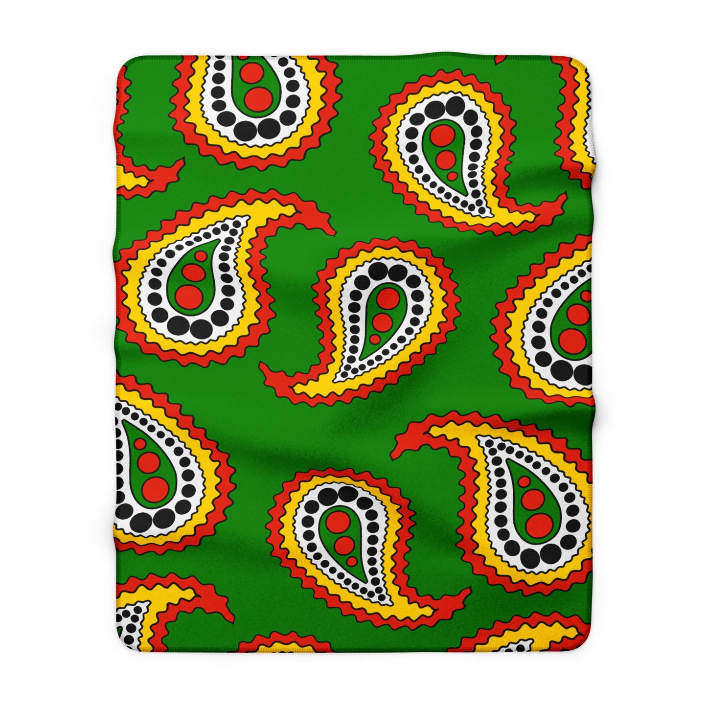 Dominica Retro Paisley Blanket Throw