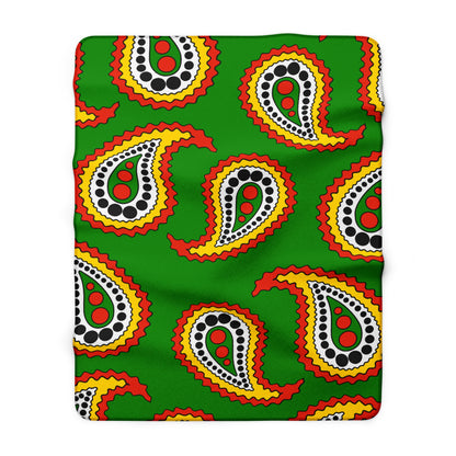 Dominica Retro Paisley Blanket Throw