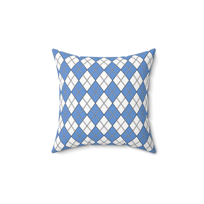 Micronesia Retro Argyle Cushion Pillow