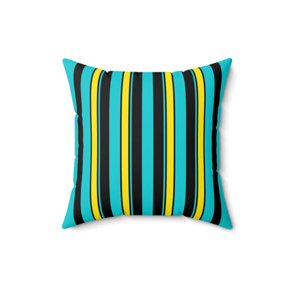 Bahamas Retro Stripes Cushion Pillow