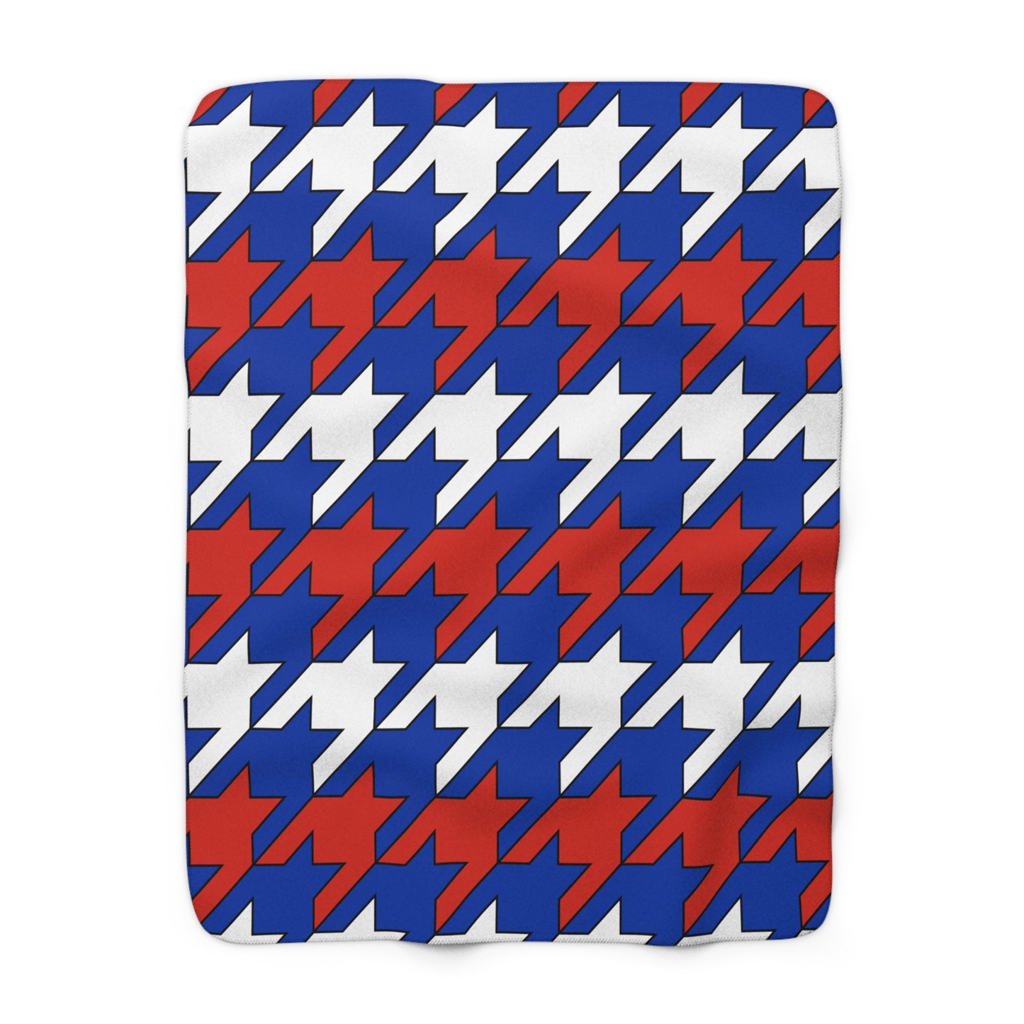 Russia Retro Houndstooth Blanket Throw