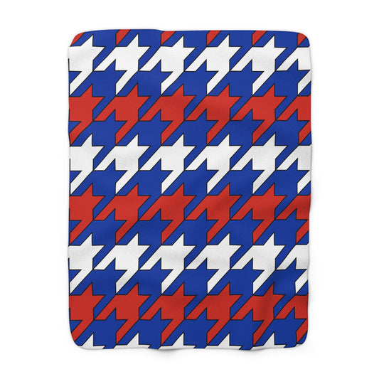 Russia Retro Houndstooth Blanket Throw