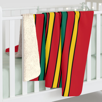 Grenada Retro Stripes Blanket Throw