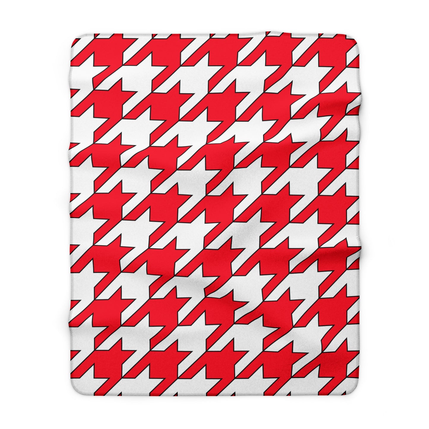 Monaco Retro Houndstooth Blanket Throw