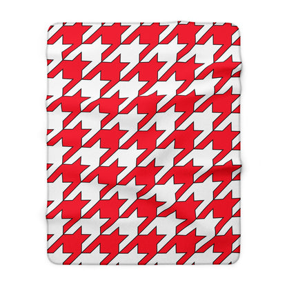Monaco Retro Houndstooth Blanket Throw