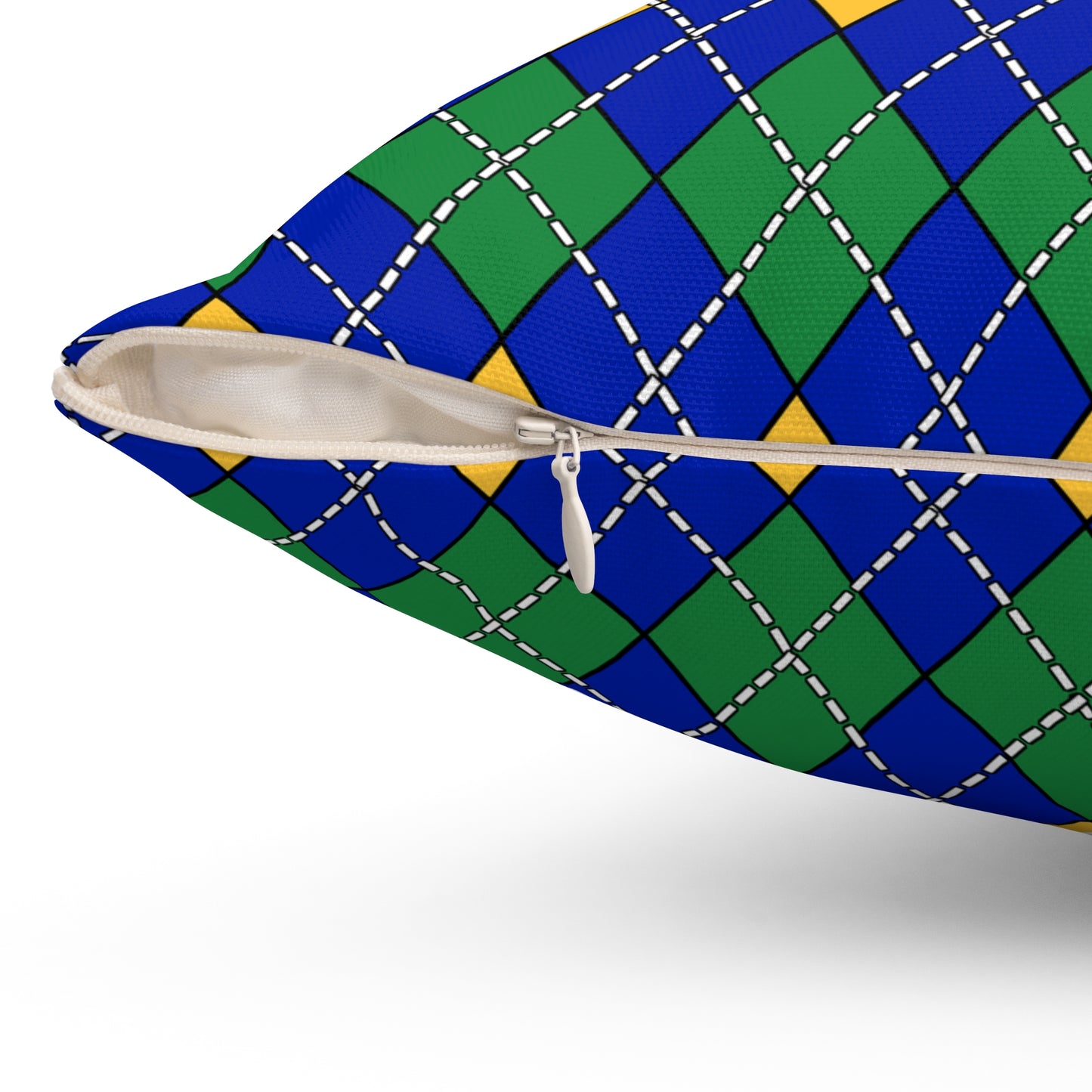 Christmas Island Retro Argyle Cushion Pillow