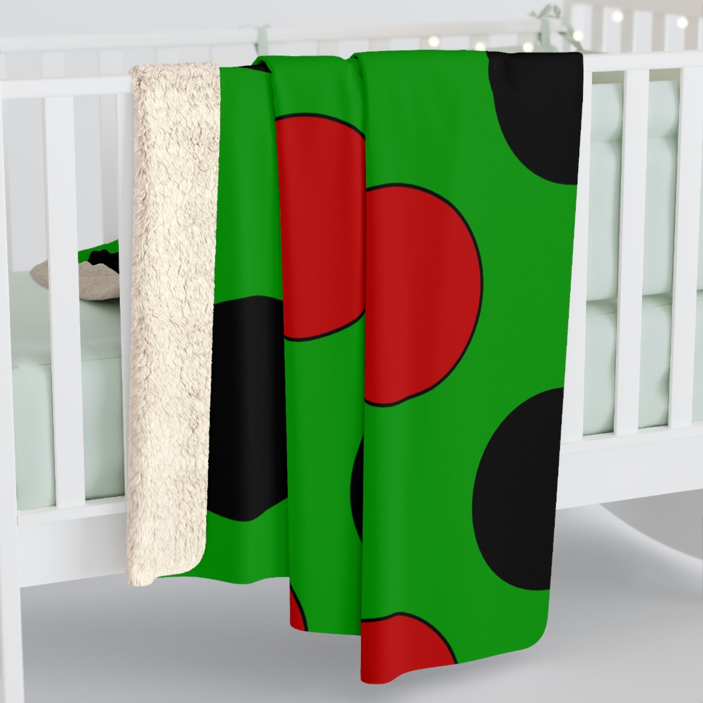 Afghanistan Retro Polka Dots Blanket Throw