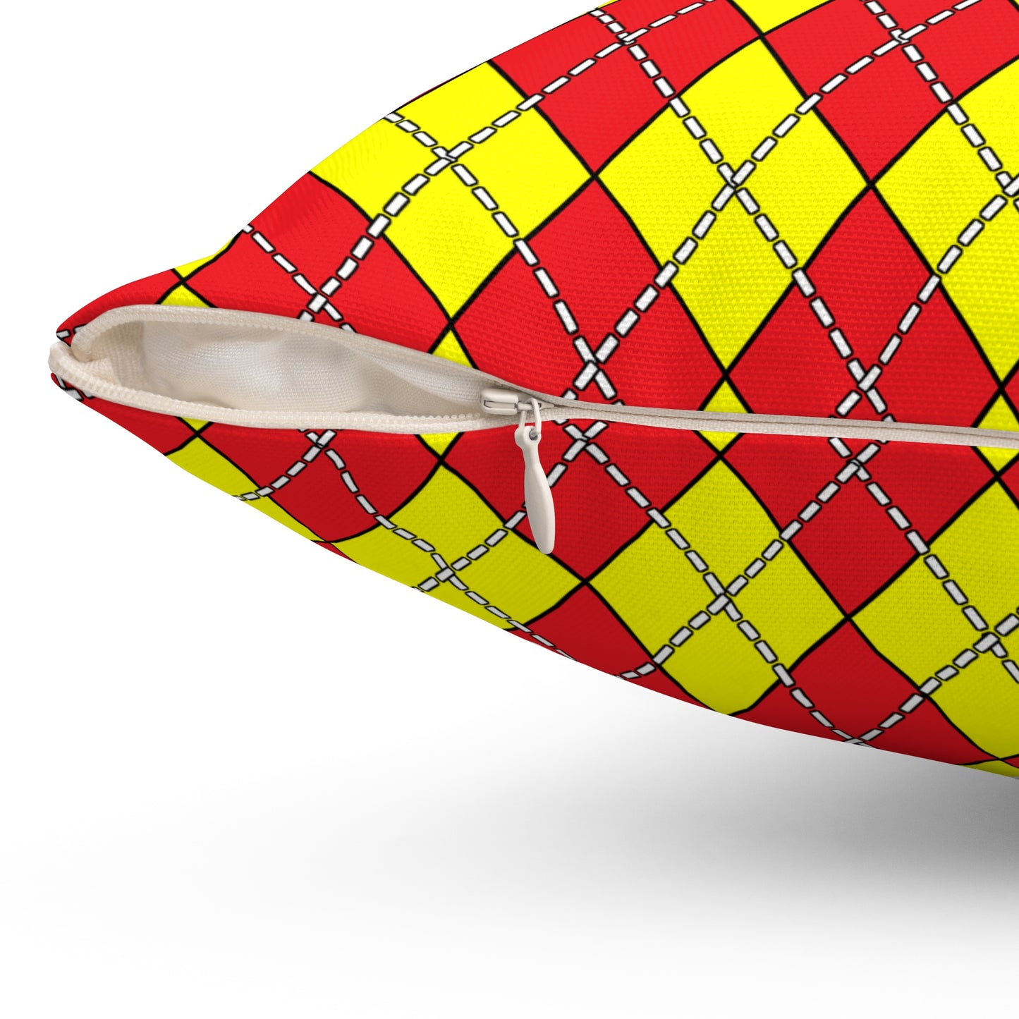 China Retro Argyle Cushion Pillow