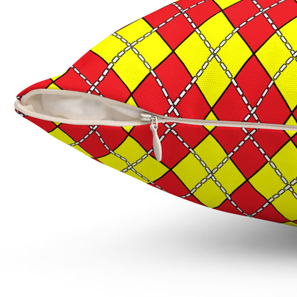 China Retro Argyle Cushion Pillow
