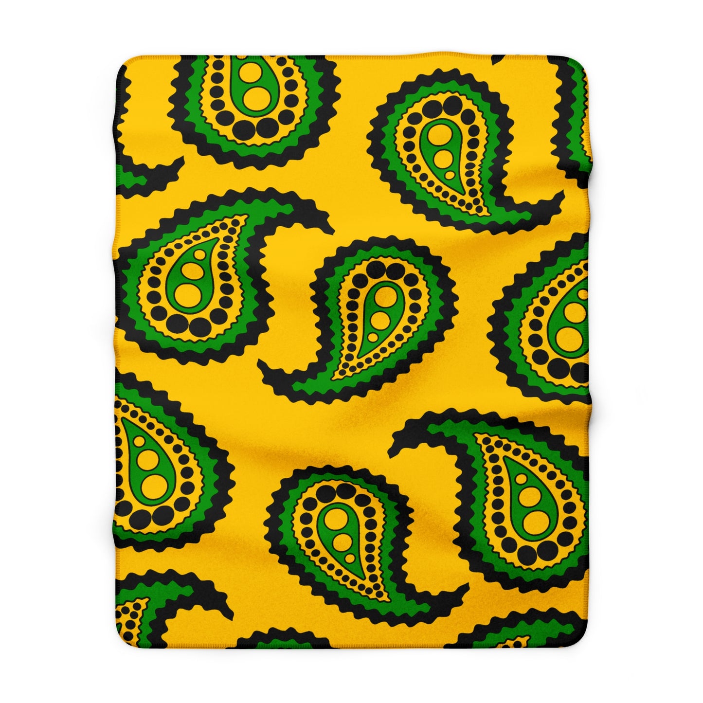 Jamaica Retro Paisley Blanket Throw