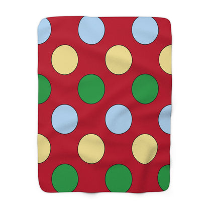 Eritrea Retro Polka Dots Blanket Throw