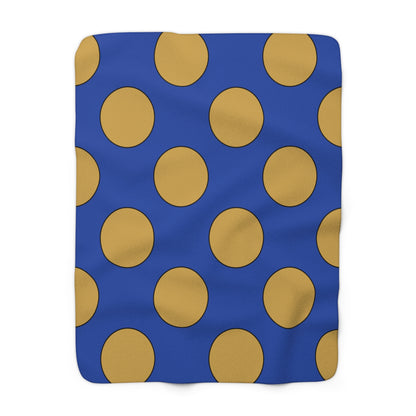 Kosovo Retro Polka Dots Blanket Throw