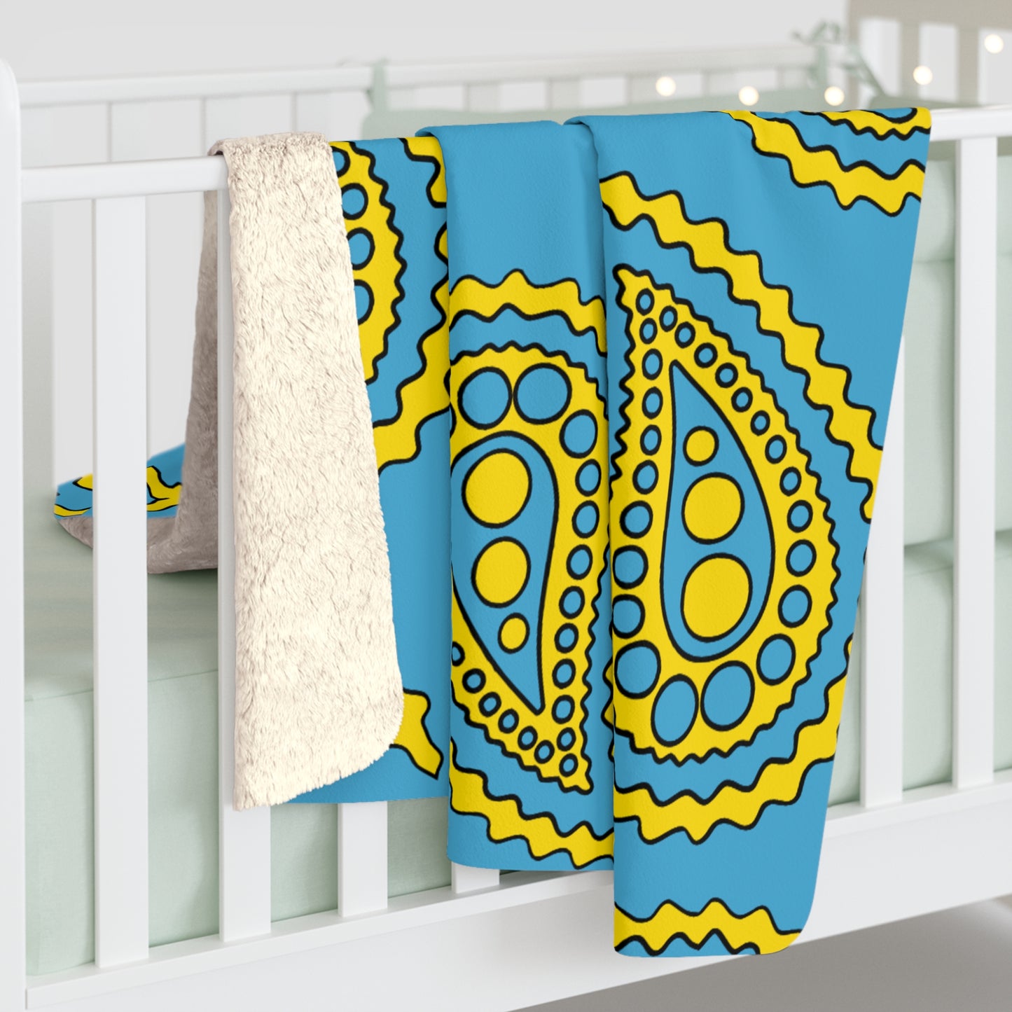 Palau Retro Paisley Blanket Throw
