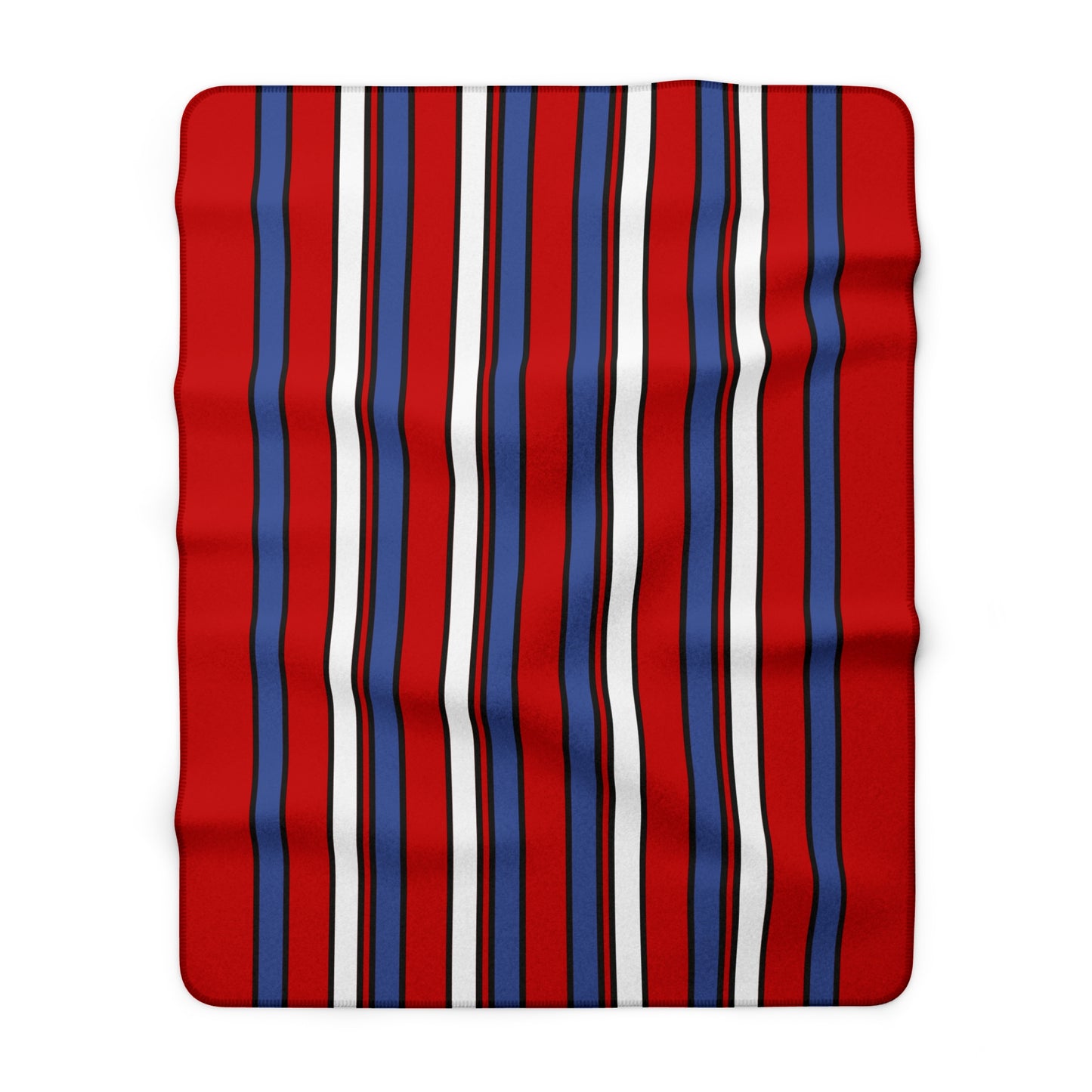Democratic Peoples Republic Of Korea Retro Stripes Blanket Throw