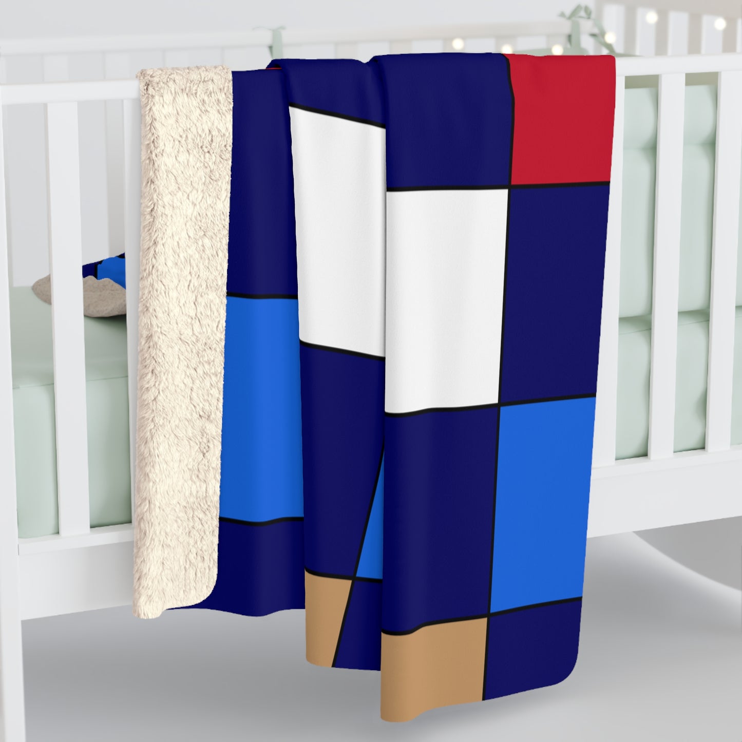 Tristan Da Cunha Retro Check Blanket Throw