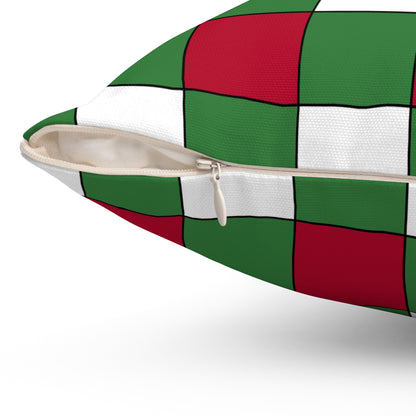 Suriname Retro Check Cushion Pillow
