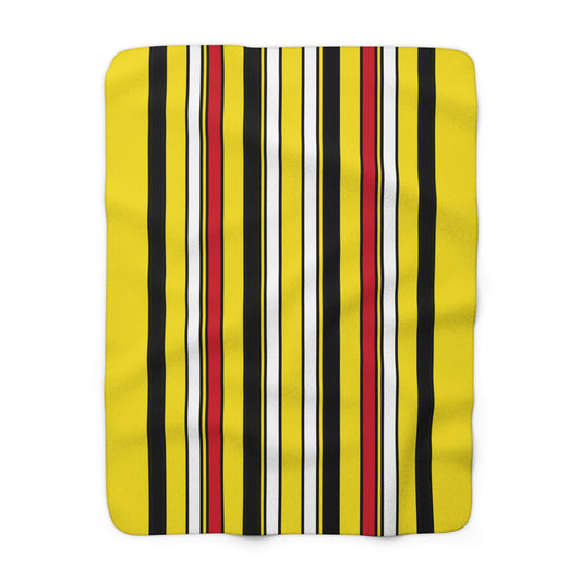 Brunei Darussalam Retro Stripes Blanket Throw