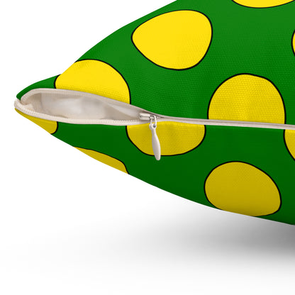Cocos Islands Retro Polka Dots Cushion Pillow