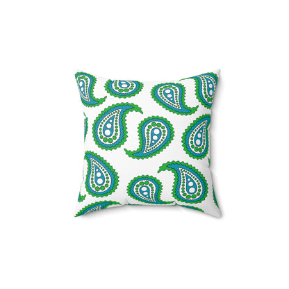Uzbekistan Retro Paisley Cushion Pillow
