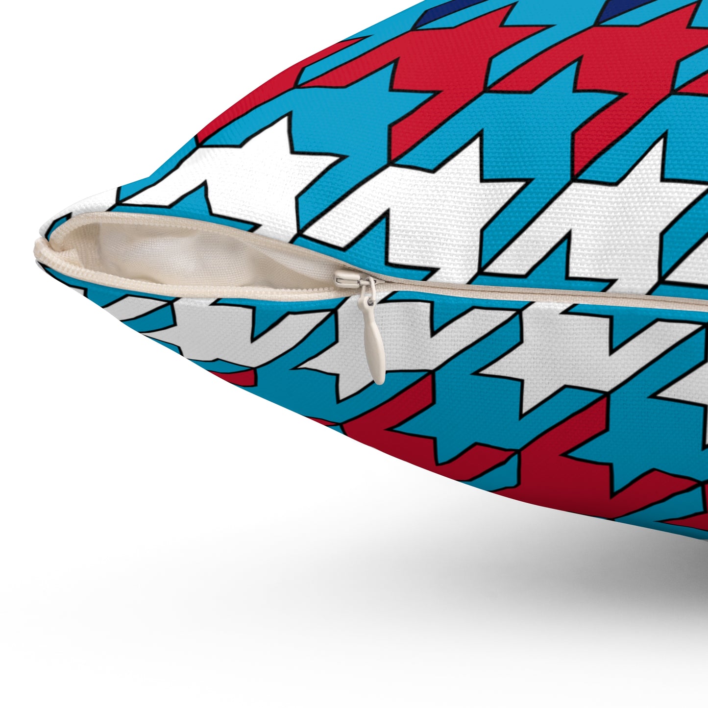 Tuvalu Retro Houndstooth Cushion Pillow