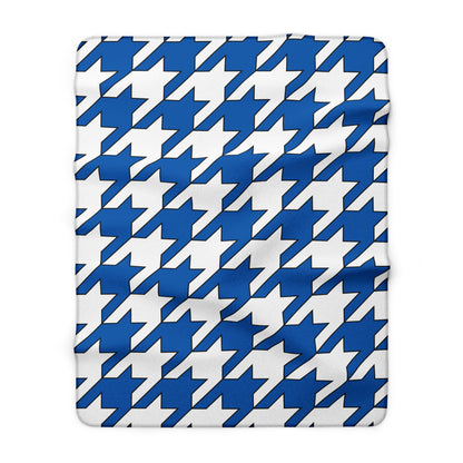 Greece Retro Houndstooth Blanket Throw