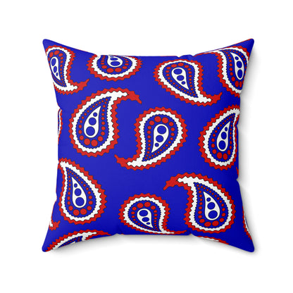 Slovenia Retro Paisley Cushion Pillow