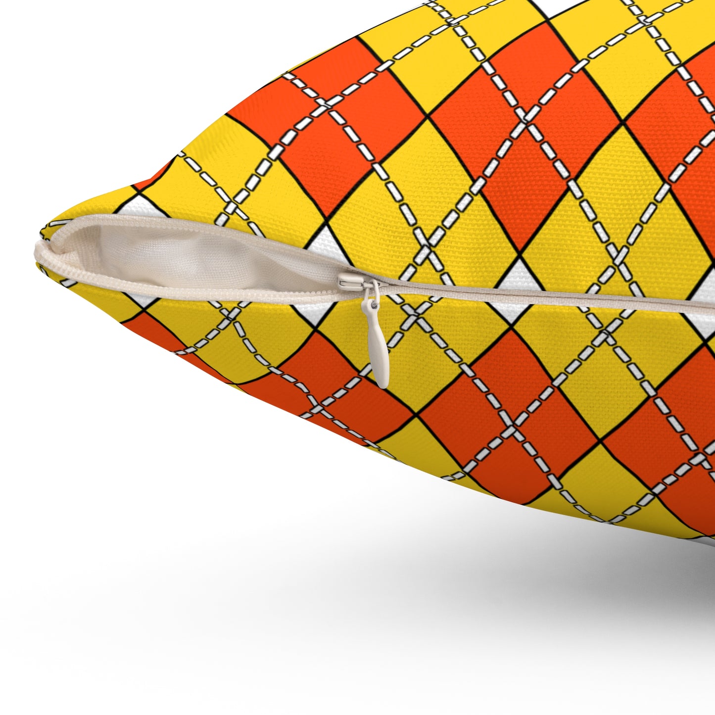 Bhutan Retro Argyle Cushion Pillow