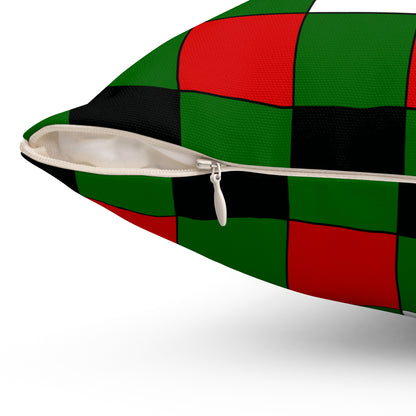 Zimbabwe Retro Check Cushion Pillow